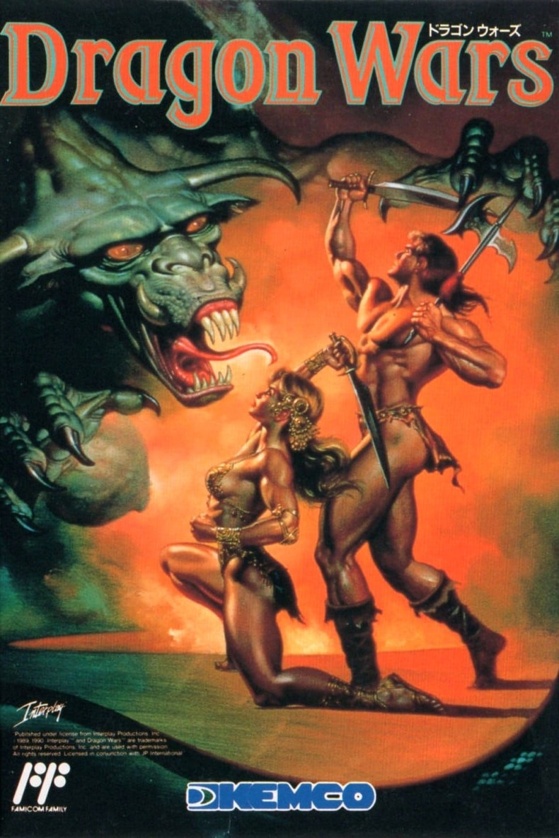 Capa do jogo Dragon Wars
