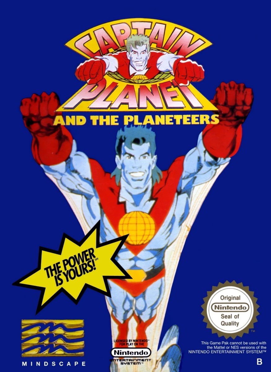 Capa do jogo Captain Planet and the Planeteers