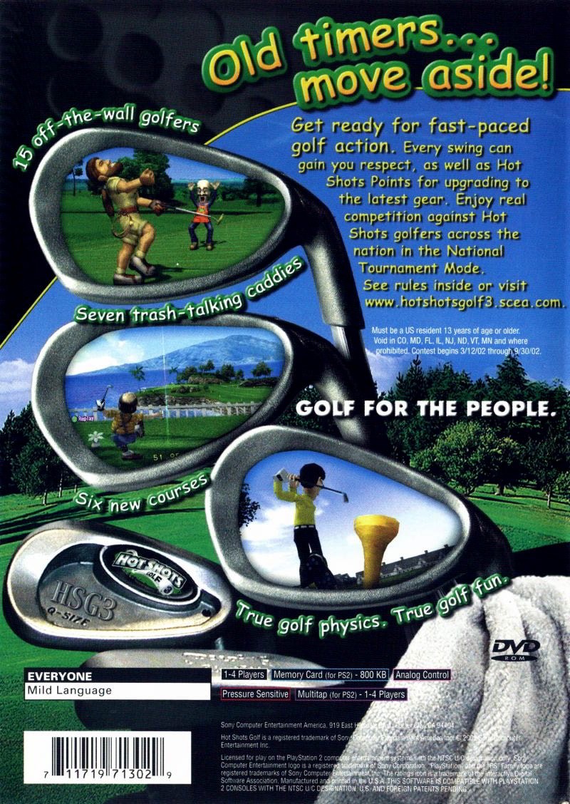 Capa do jogo Hot Shots Golf 3