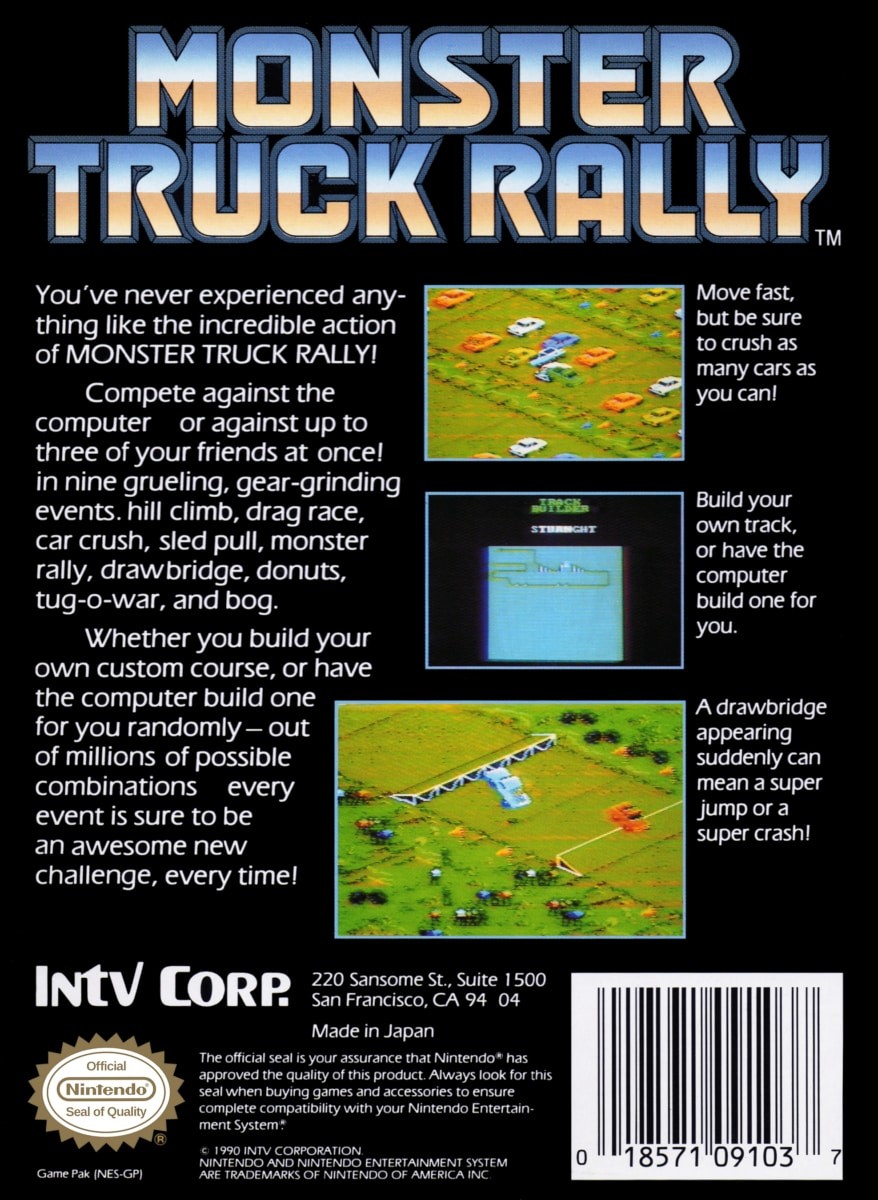 Capa do jogo Monster Truck Rally