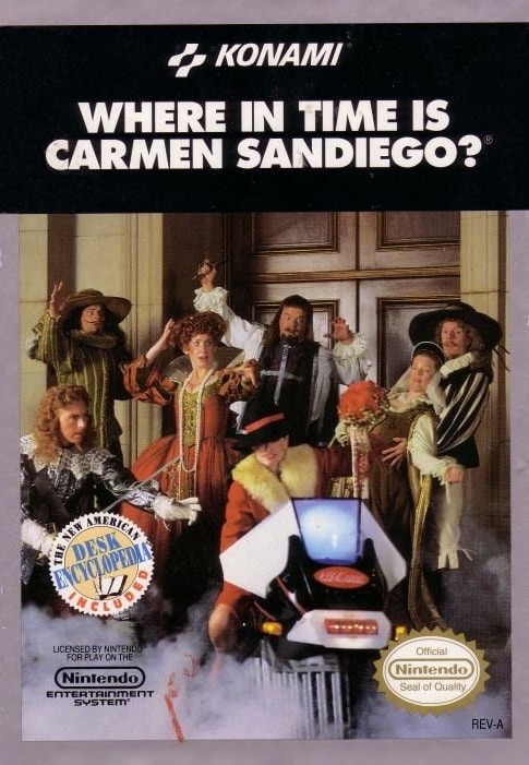 Capa do jogo Where in Time Is Carmen Sandiego?