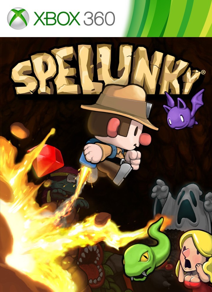 Capa do jogo Spelunky