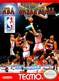 Capa de Tecmo NBA Basketball