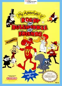 Capa de The Adventures of Rocky and Bullwinkle and Friends
