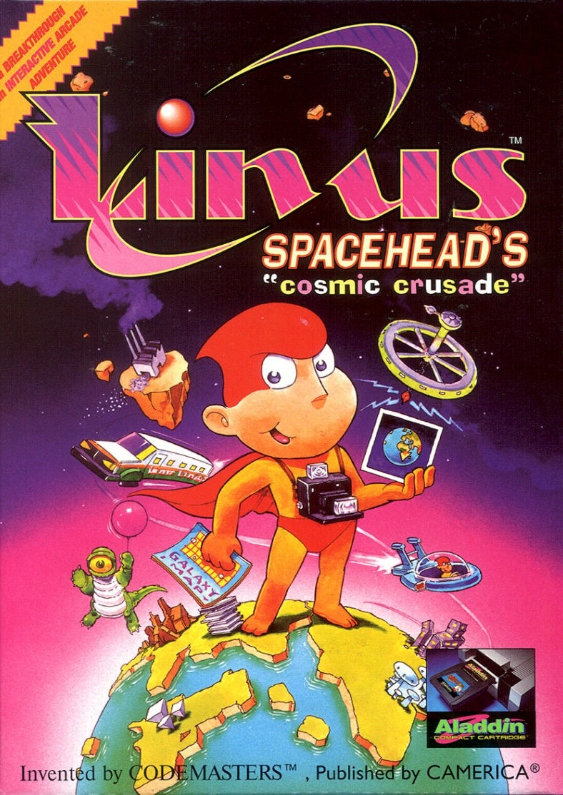 Capa do jogo Linus Spaceheads Cosmic Crusade