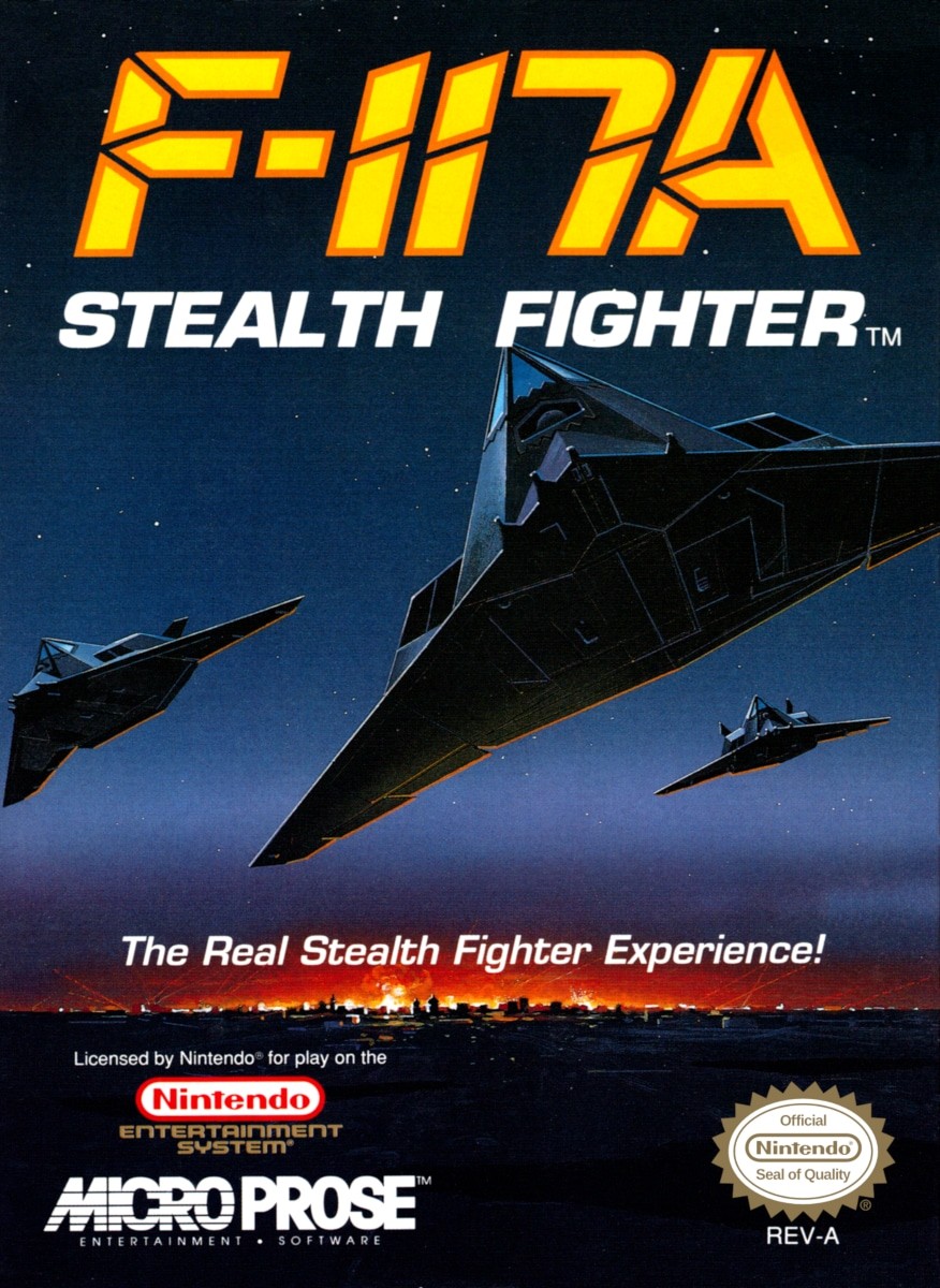 Capa do jogo F-117A Stealth Fighter