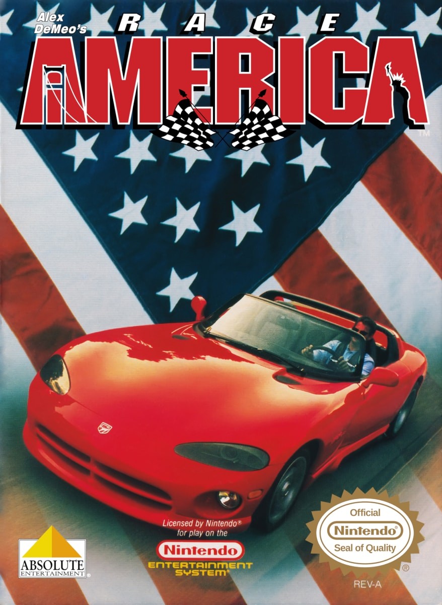 Capa do jogo Race America