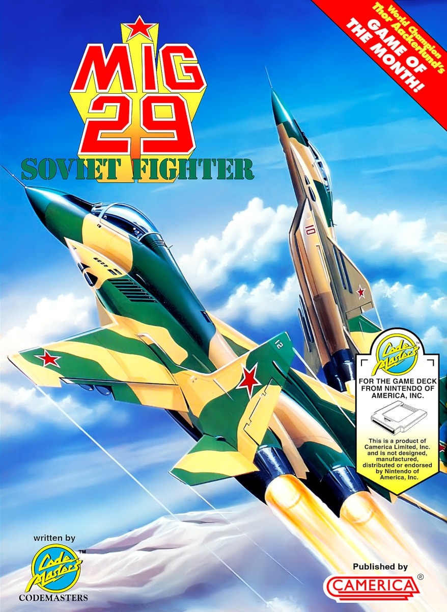 Capa do jogo Mig-29 Soviet Fighter