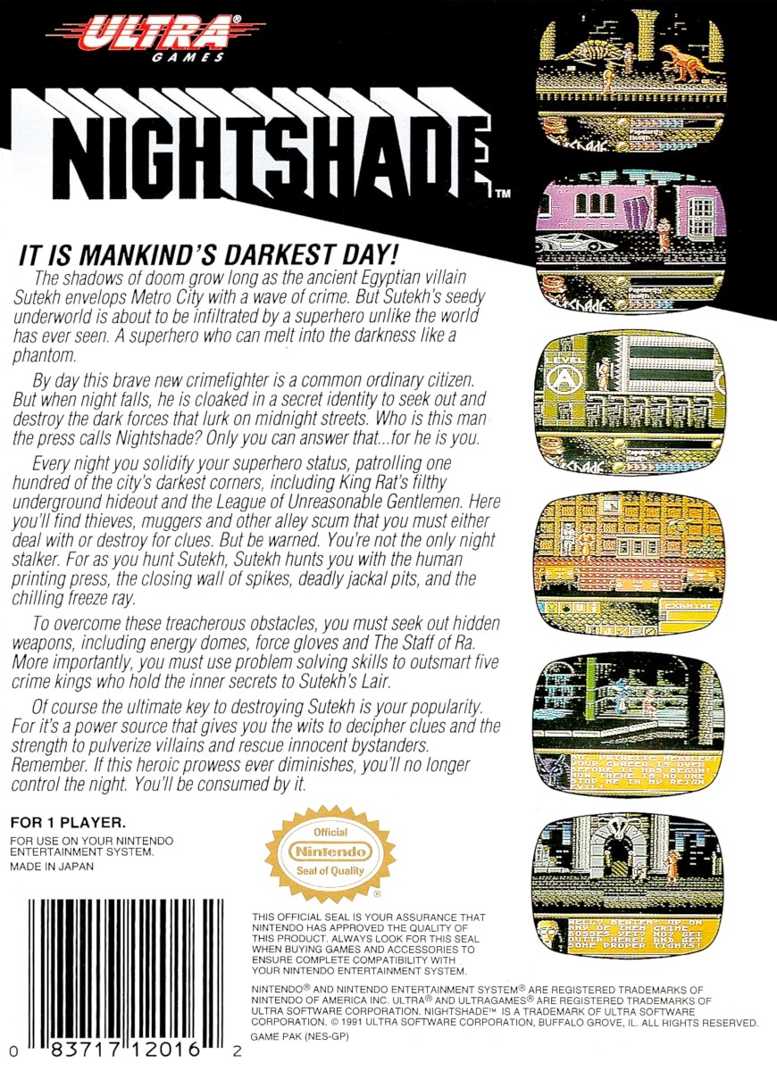 Capa do jogo Nightshade