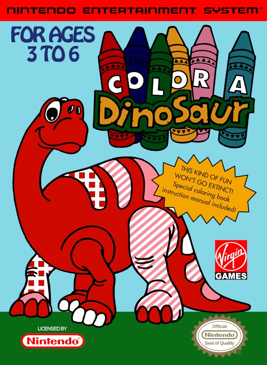 Capa do jogo Color a Dinosaur