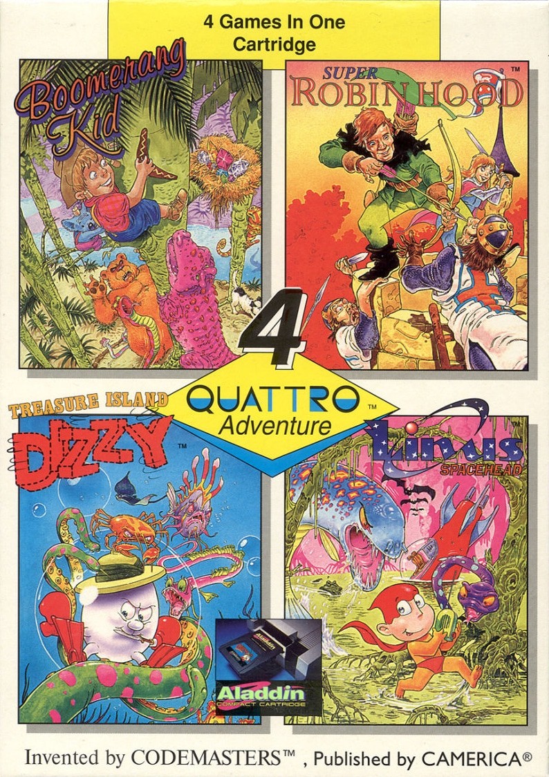 Capa do jogo Quattro Adventure