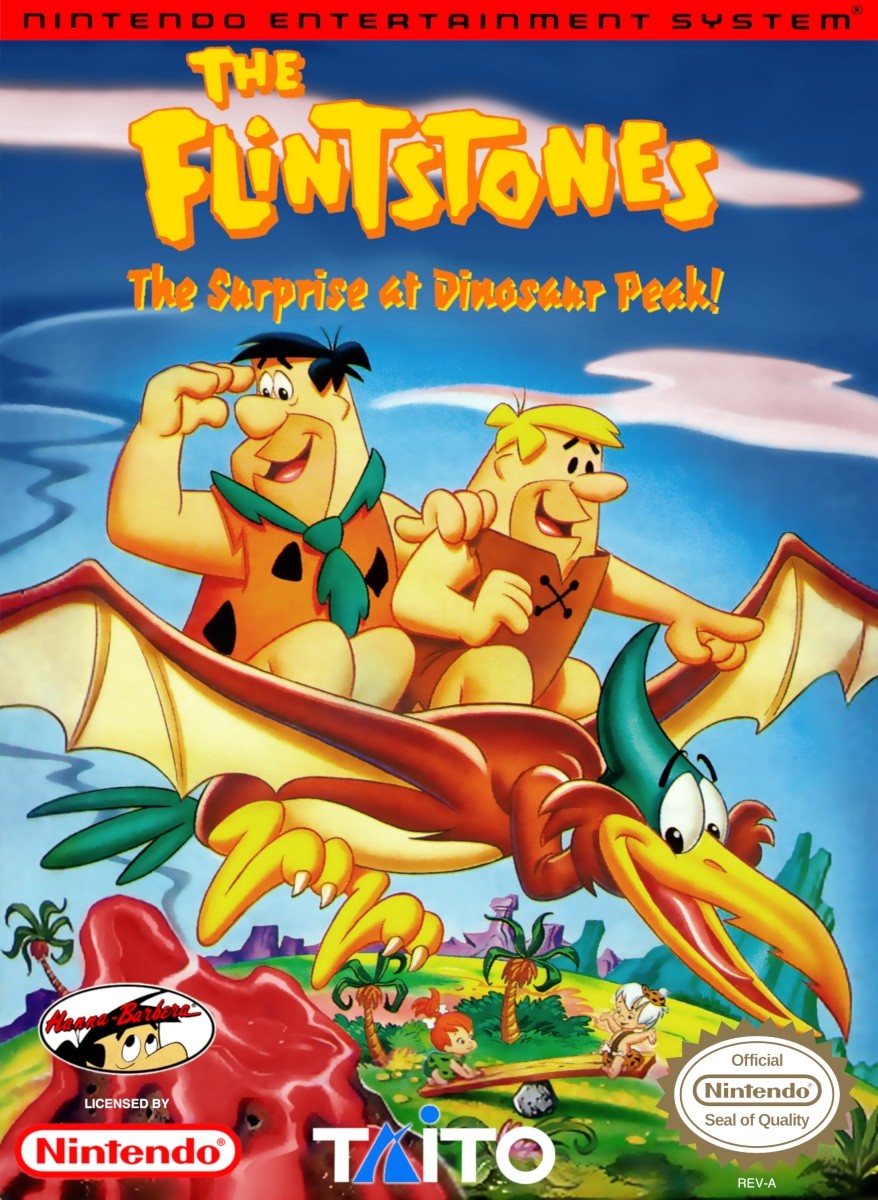 Capa do jogo The Flintstones: The Surprise at Dinosaur Peak!