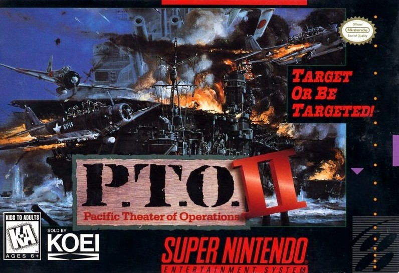 Capa do jogo P.T.O.: Pacific Theater of Operations II