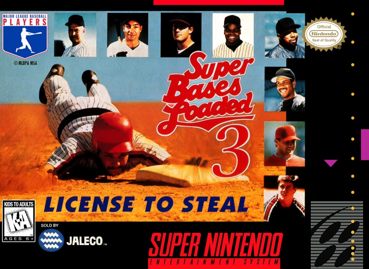 Capa do jogo Super Bases Loaded 3: License to Steal