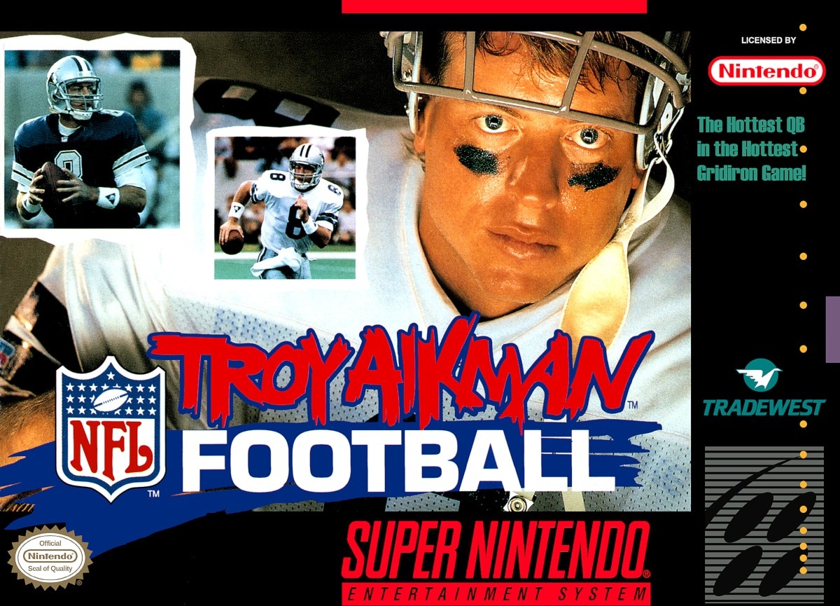 Capa do jogo Troy Aikman NFL Football
