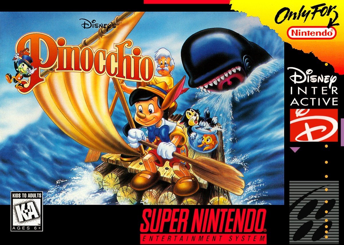 Capa do jogo Pinocchio