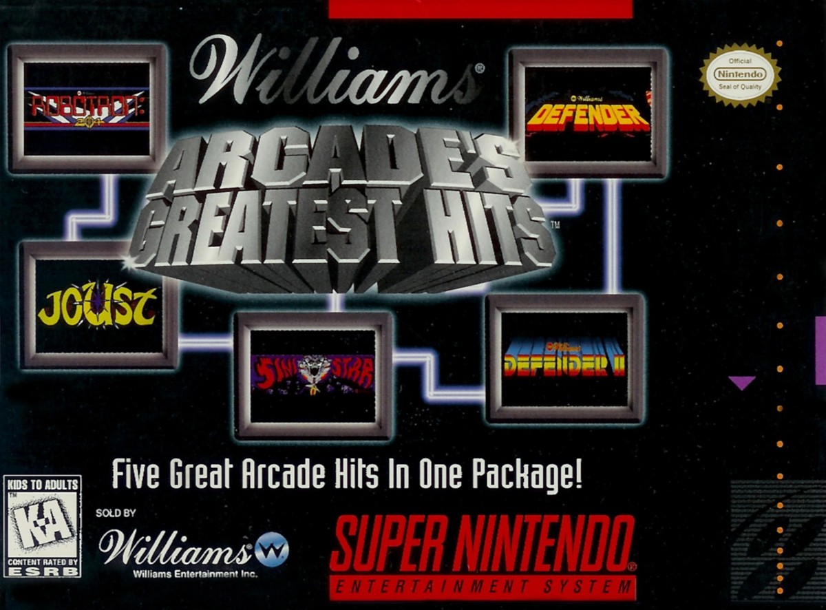 Capa do jogo Williams Arcades Greatest Hits