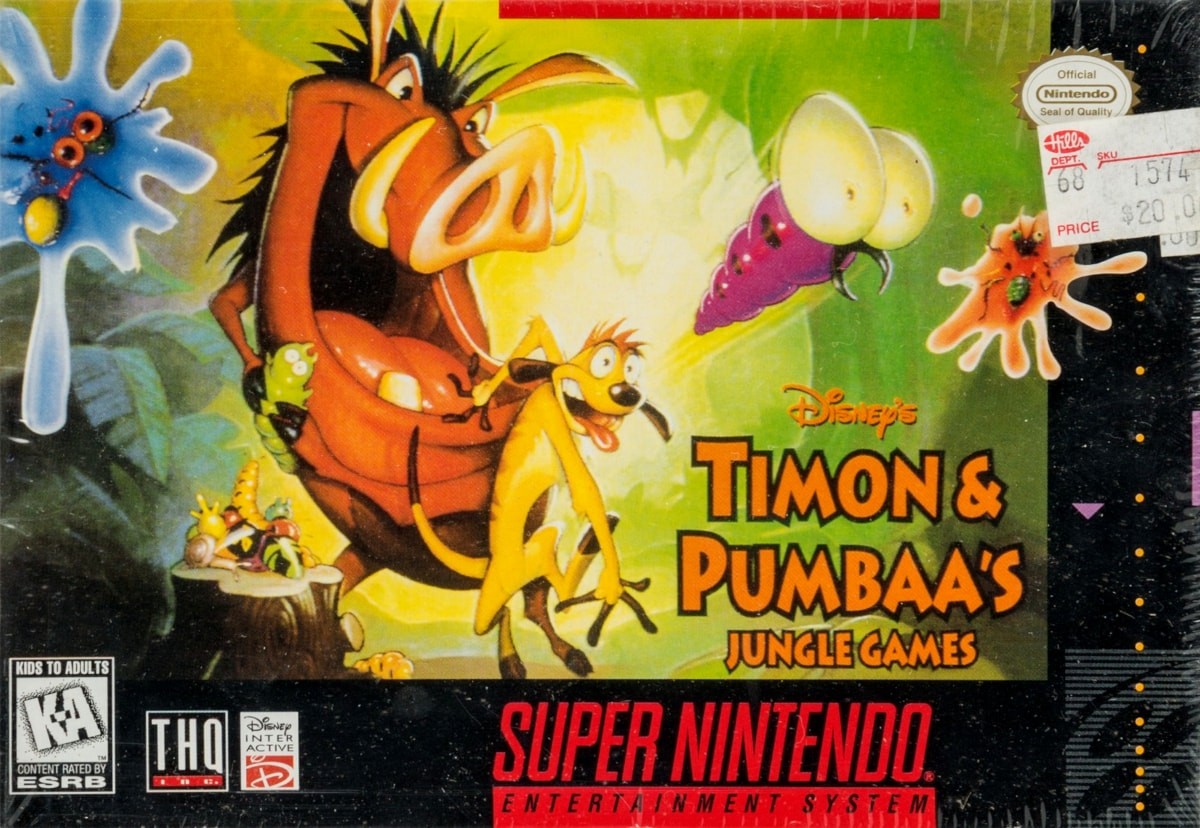 Capa do jogo Disneys Timon & Pumbaas Jungle Games
