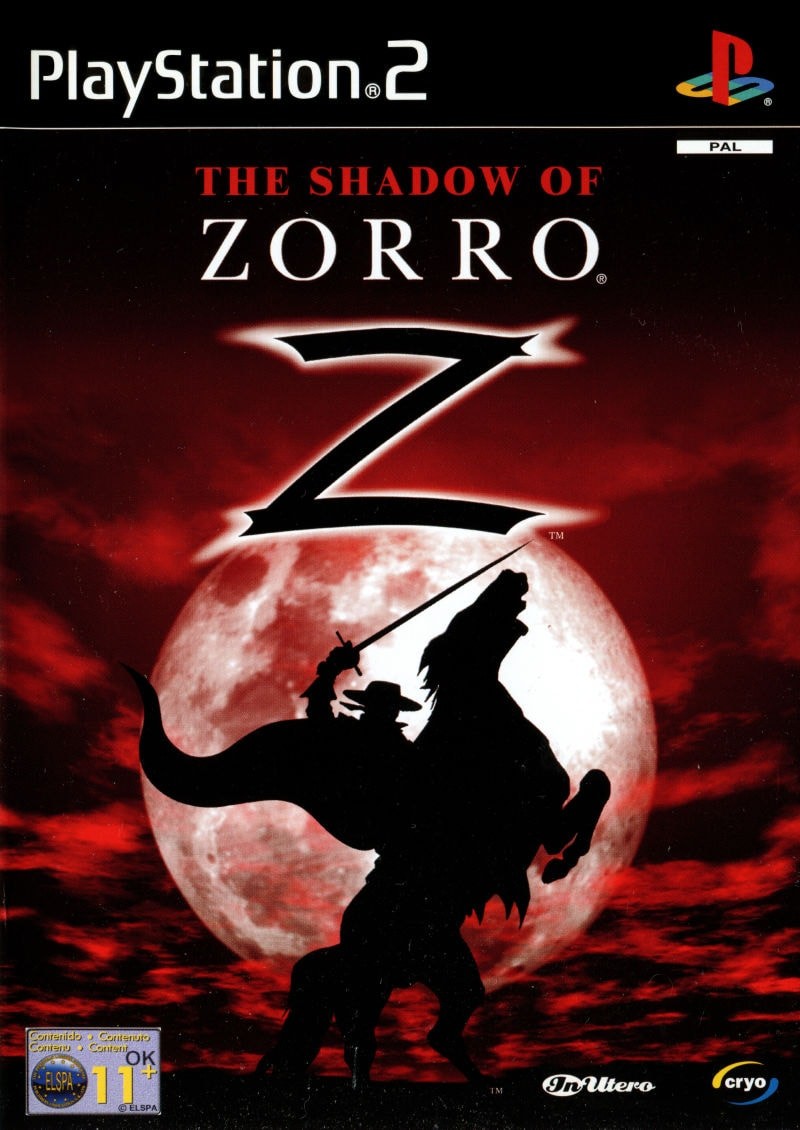 Capa do jogo The Shadow of Zorro