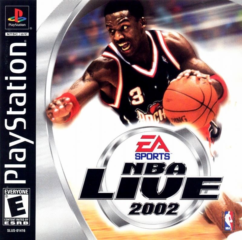Capa do jogo NBA Live 2002
