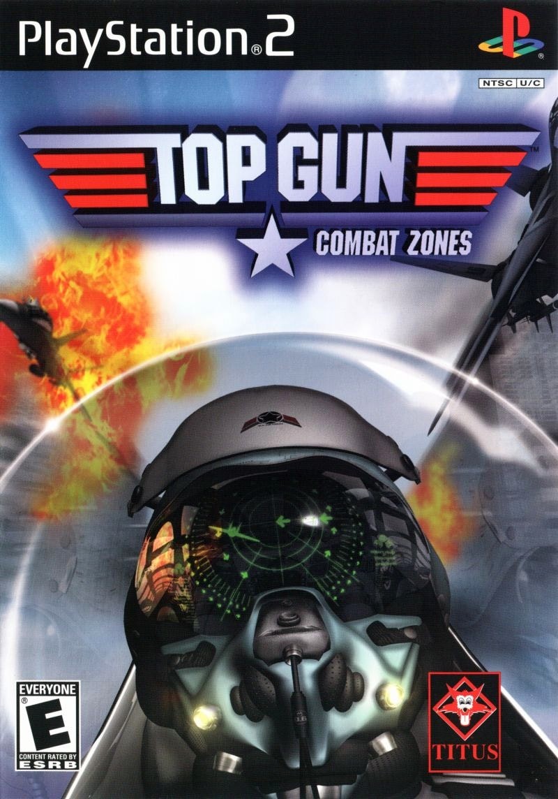 Capa do jogo Top Gun: Combat Zones