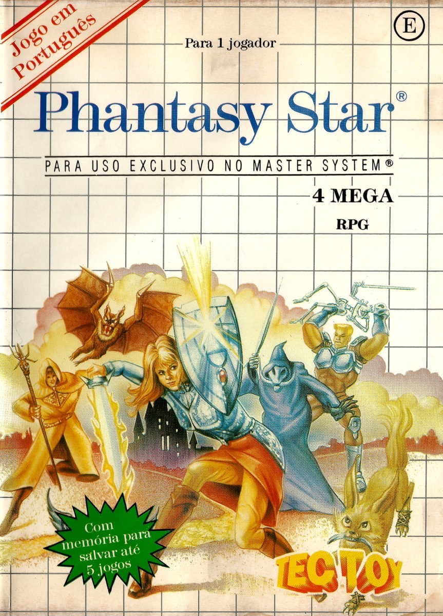 Capa do jogo Phantasy Star