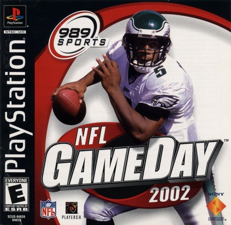 Capa do jogo NFL GameDay 2002