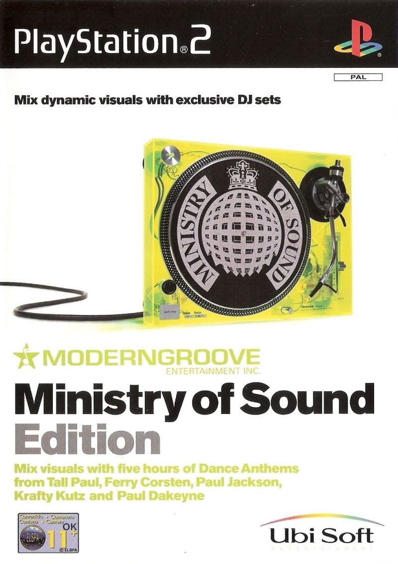 Capa do jogo Moderngroove: Ministry of Sound Edition