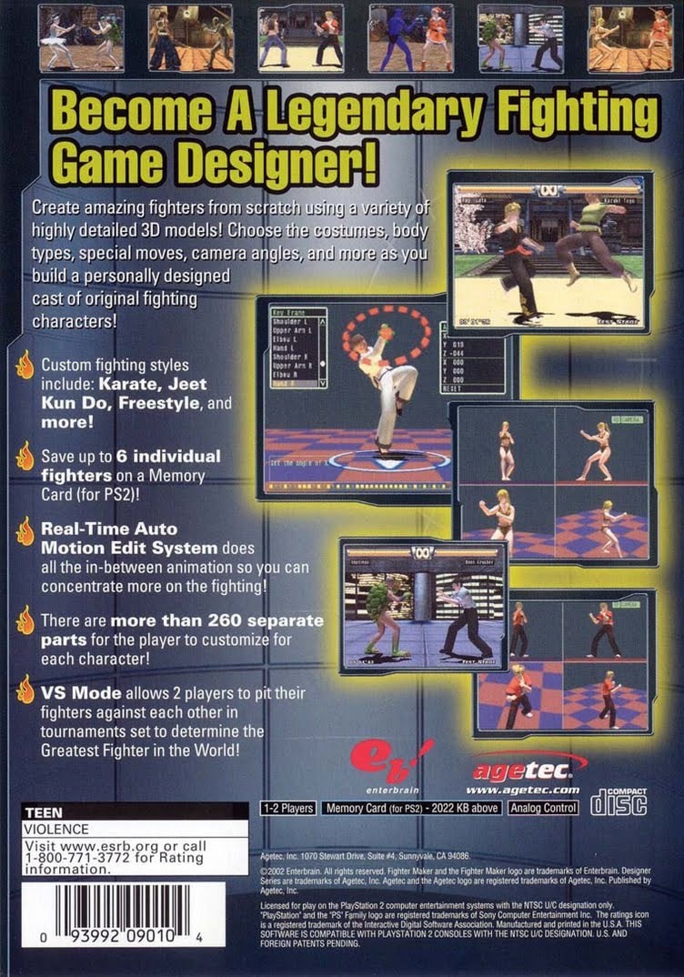 Capa do jogo Fighter Maker 2