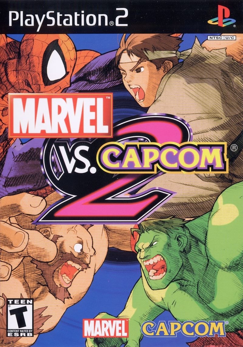 Capa do jogo Marvel vs. Capcom 2