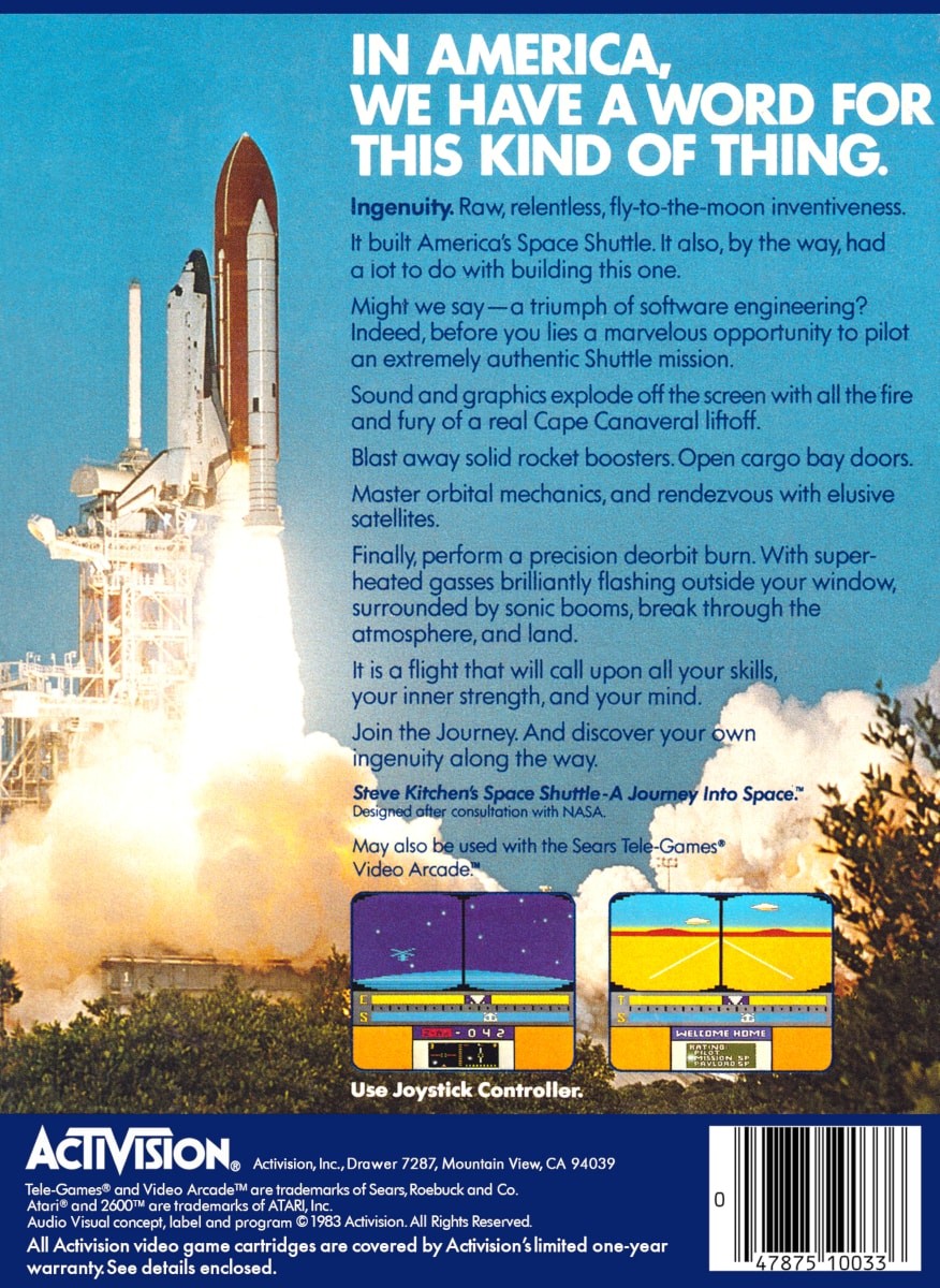 Capa do jogo Space Shuttle