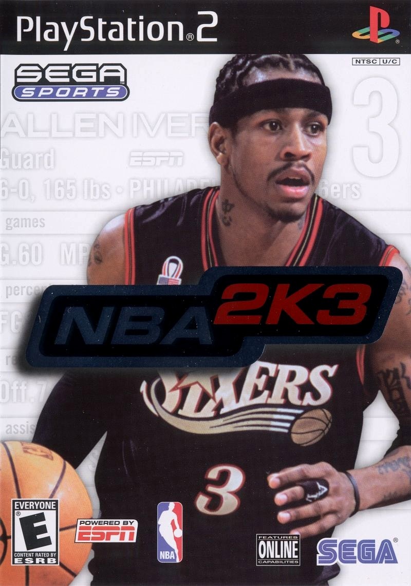 Capa do jogo NBA 2K3