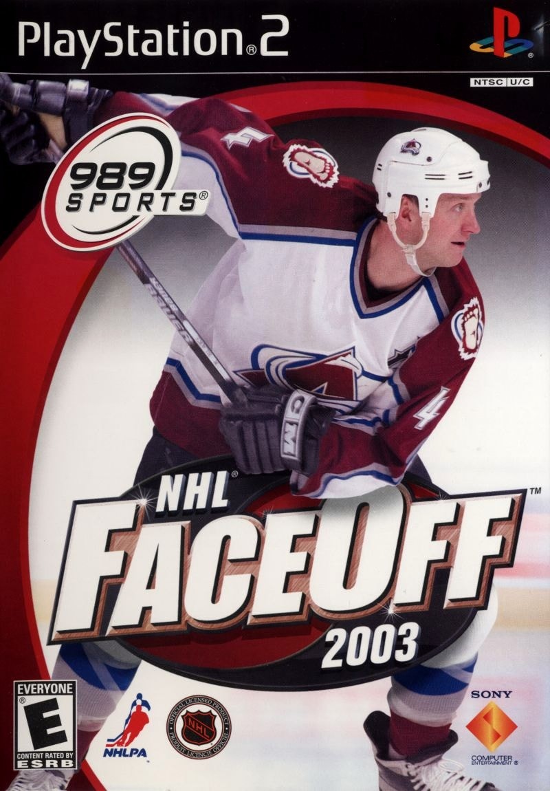 Capa do jogo NHL FaceOff 2003