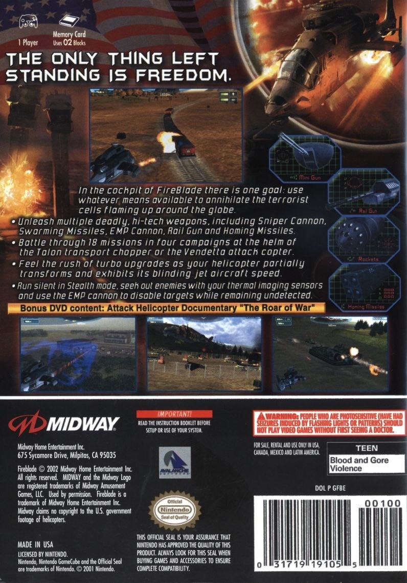 Capa do jogo Fireblade