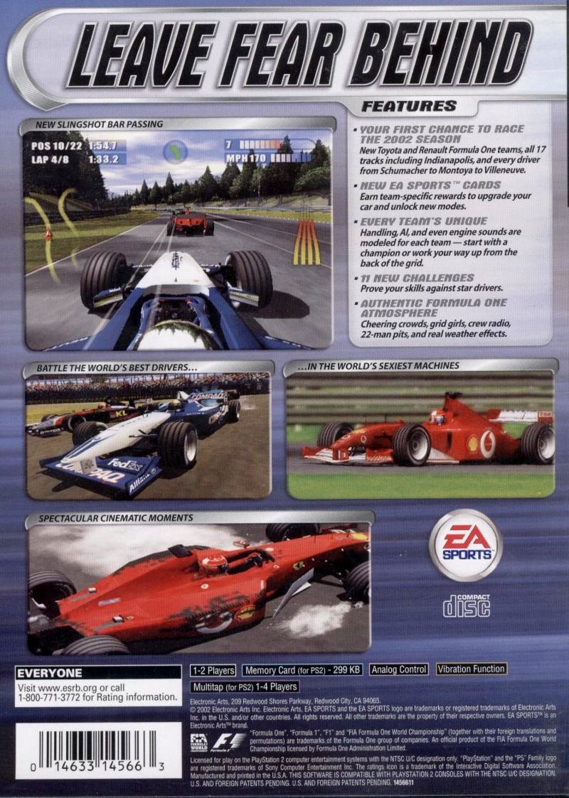 Capa do jogo F1 2002