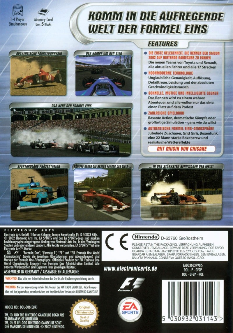 Capa do jogo F1 2002