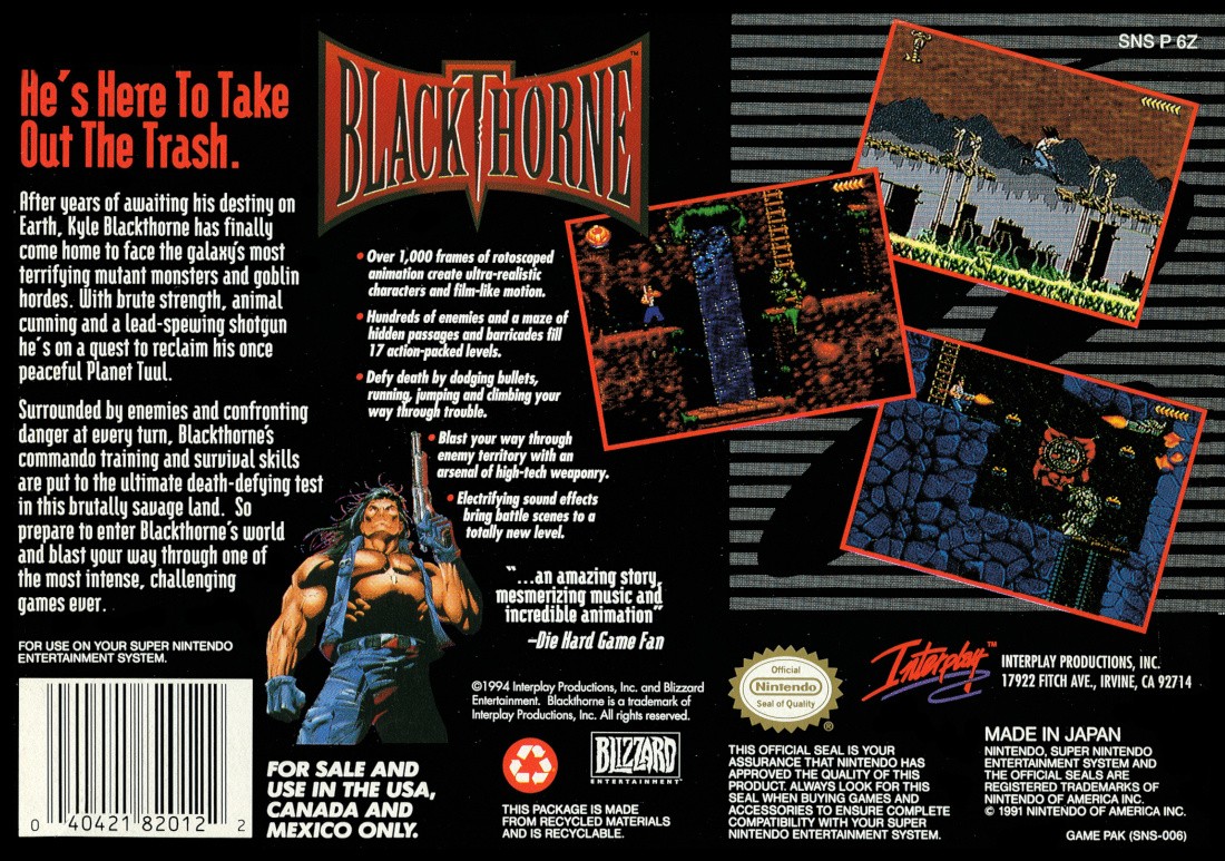 Capa do jogo Blackthorne