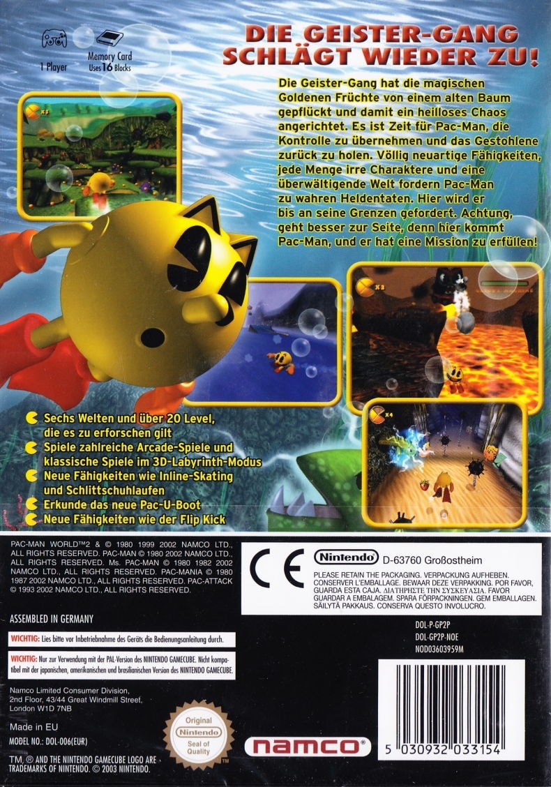 Capa do jogo Pac-Man World 2