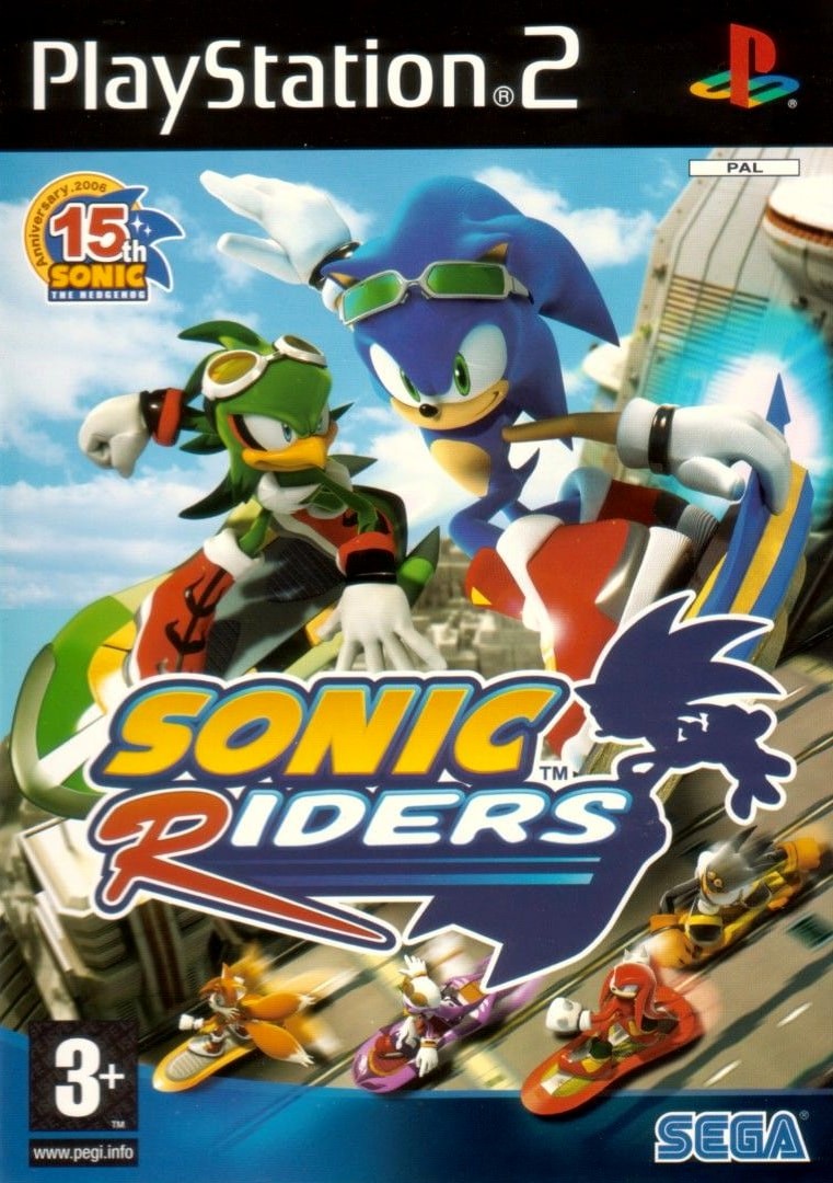 Capa do jogo Sonic Riders