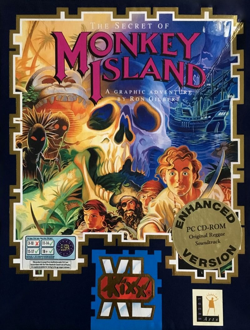 Capa do jogo The Secret of Monkey Island: Enhanced Version