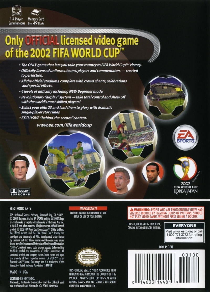 Capa do jogo 2002 FIFA World Cup