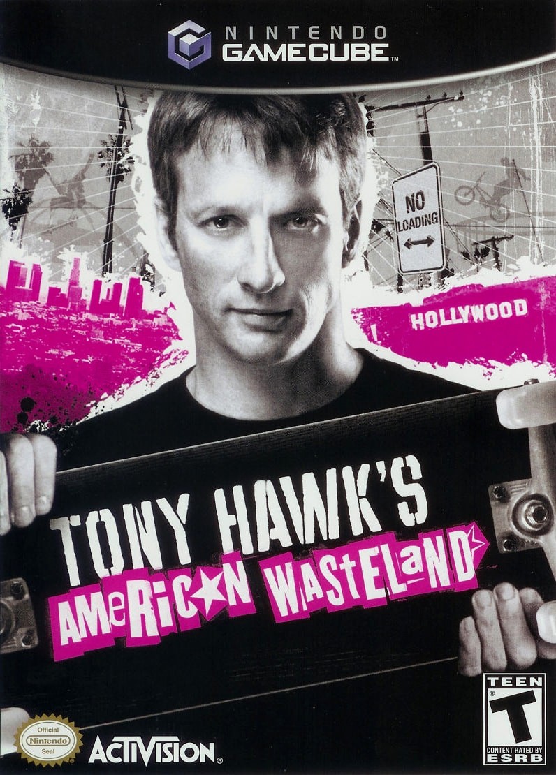 Capa do jogo Tony Hawks American Wasteland