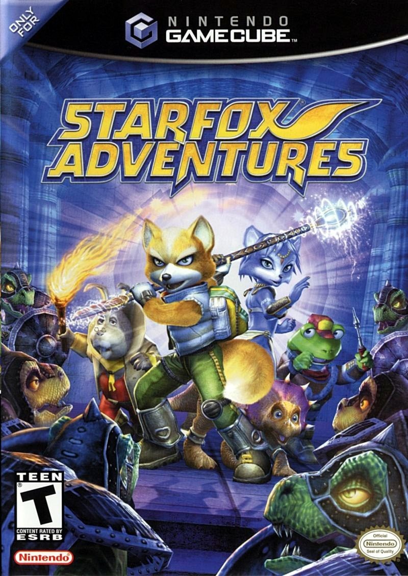 Capa do jogo Star Fox Adventures
