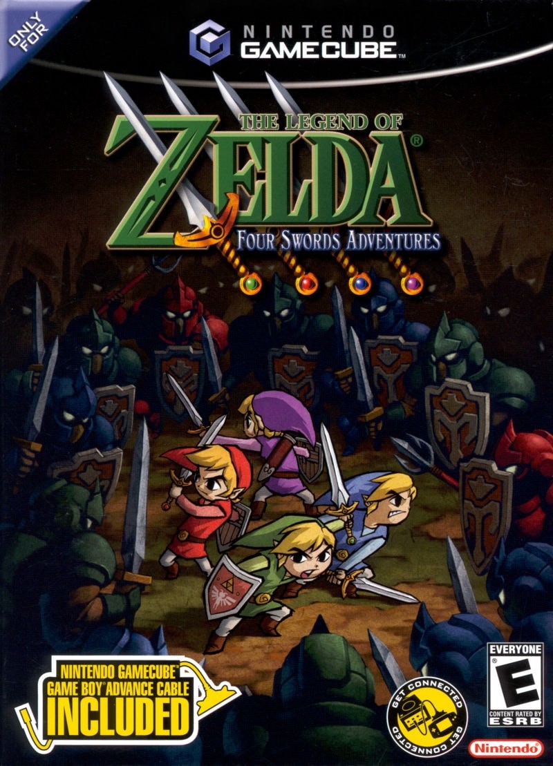 Capa do jogo The Legend of Zelda: Four Swords Adventures