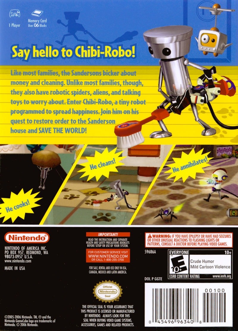 Capa do jogo Chibi-Robo!: Plug into Adventure!