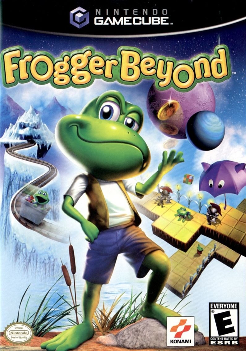 Capa do jogo Frogger Beyond