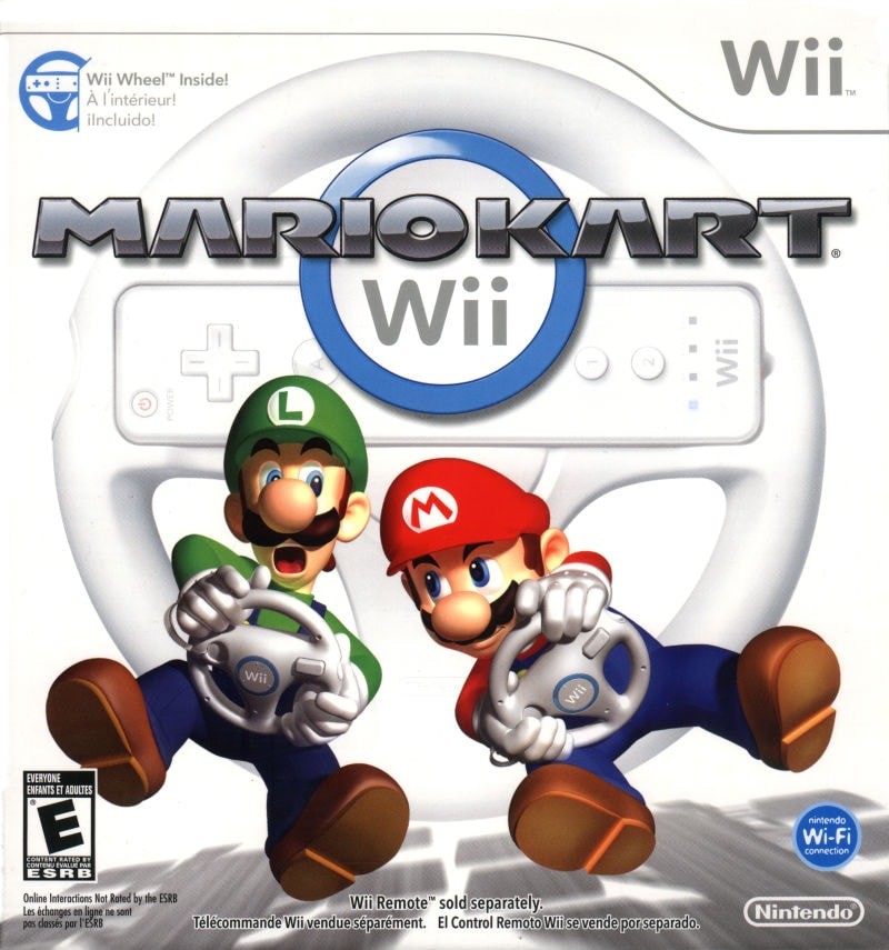 Capa do jogo Mario Kart Wii