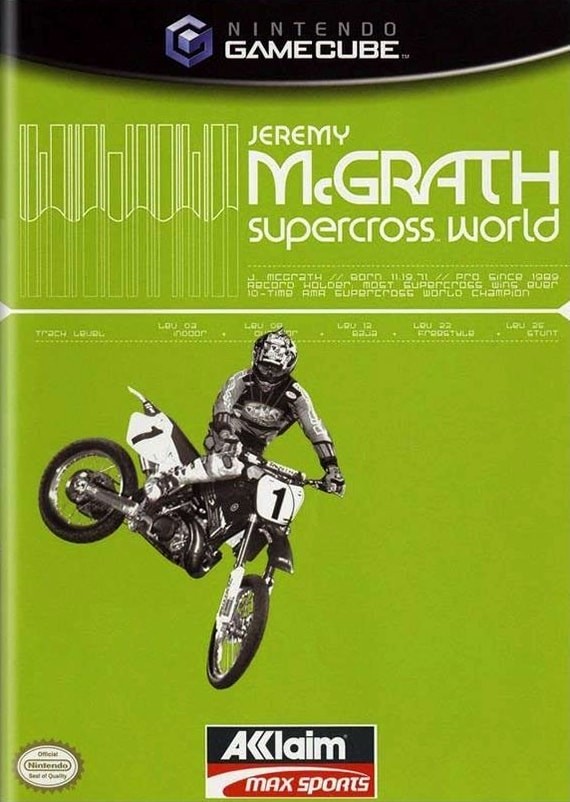 Capa do jogo Jeremy McGrath Supercross World