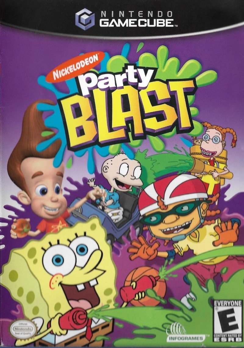 Capa do jogo Nickelodeon Party Blast