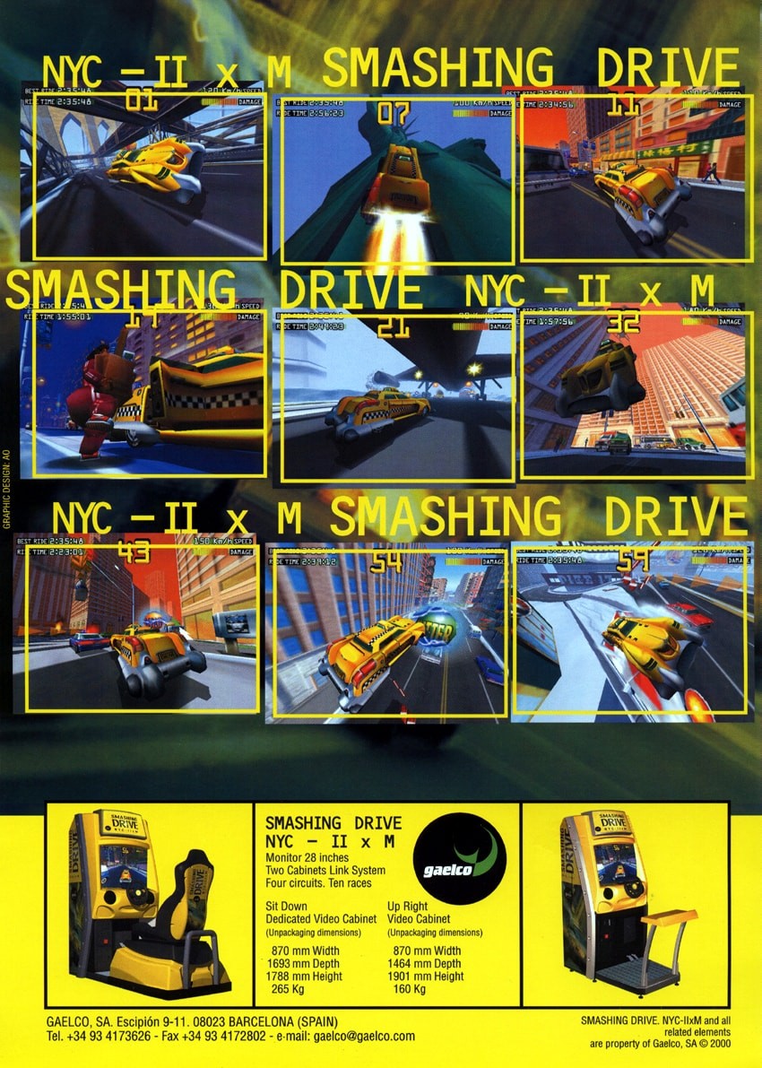 Capa do jogo Smashing Drive NYC - II x M